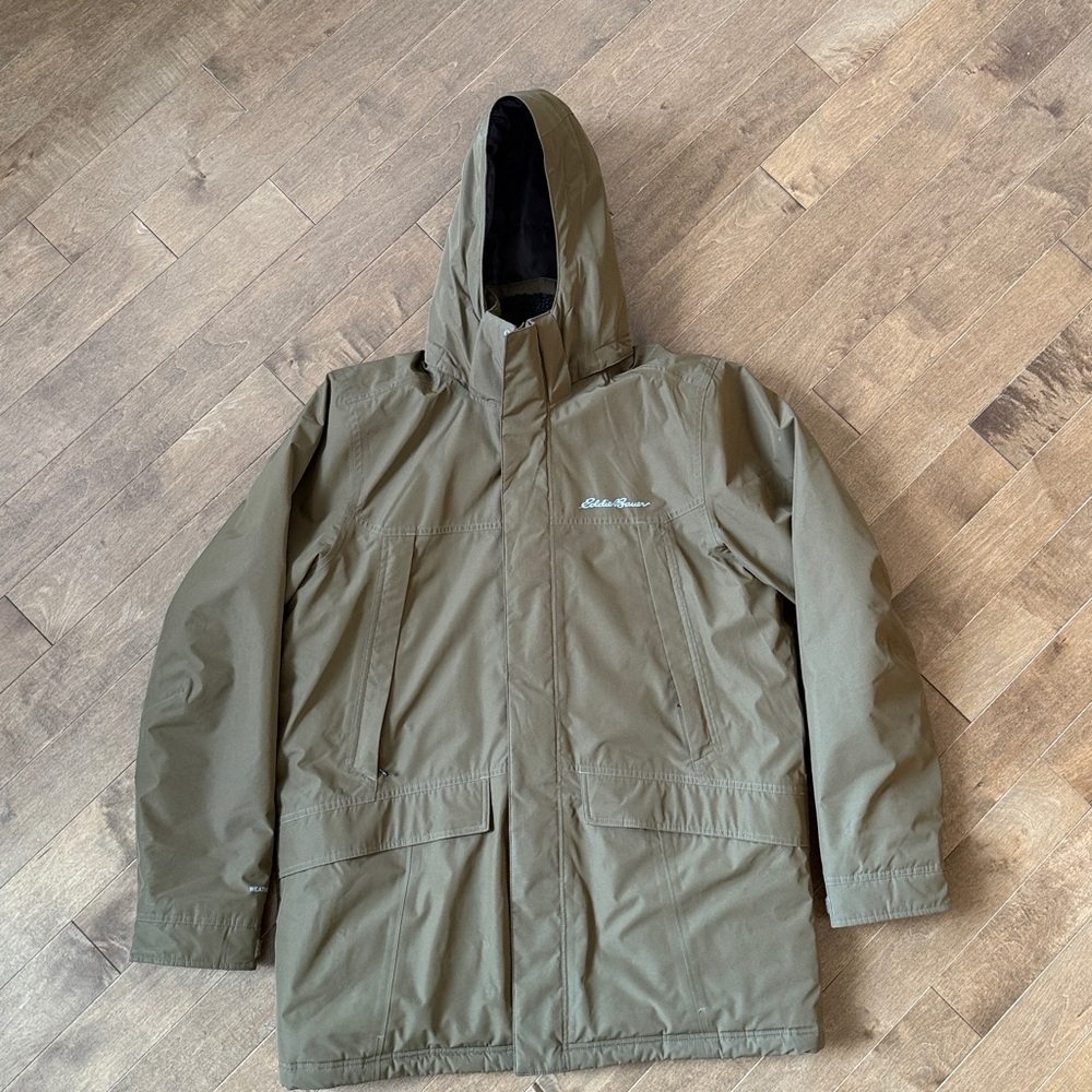 Eddie Bauer Hooded Jacket. Mens L. EUC.